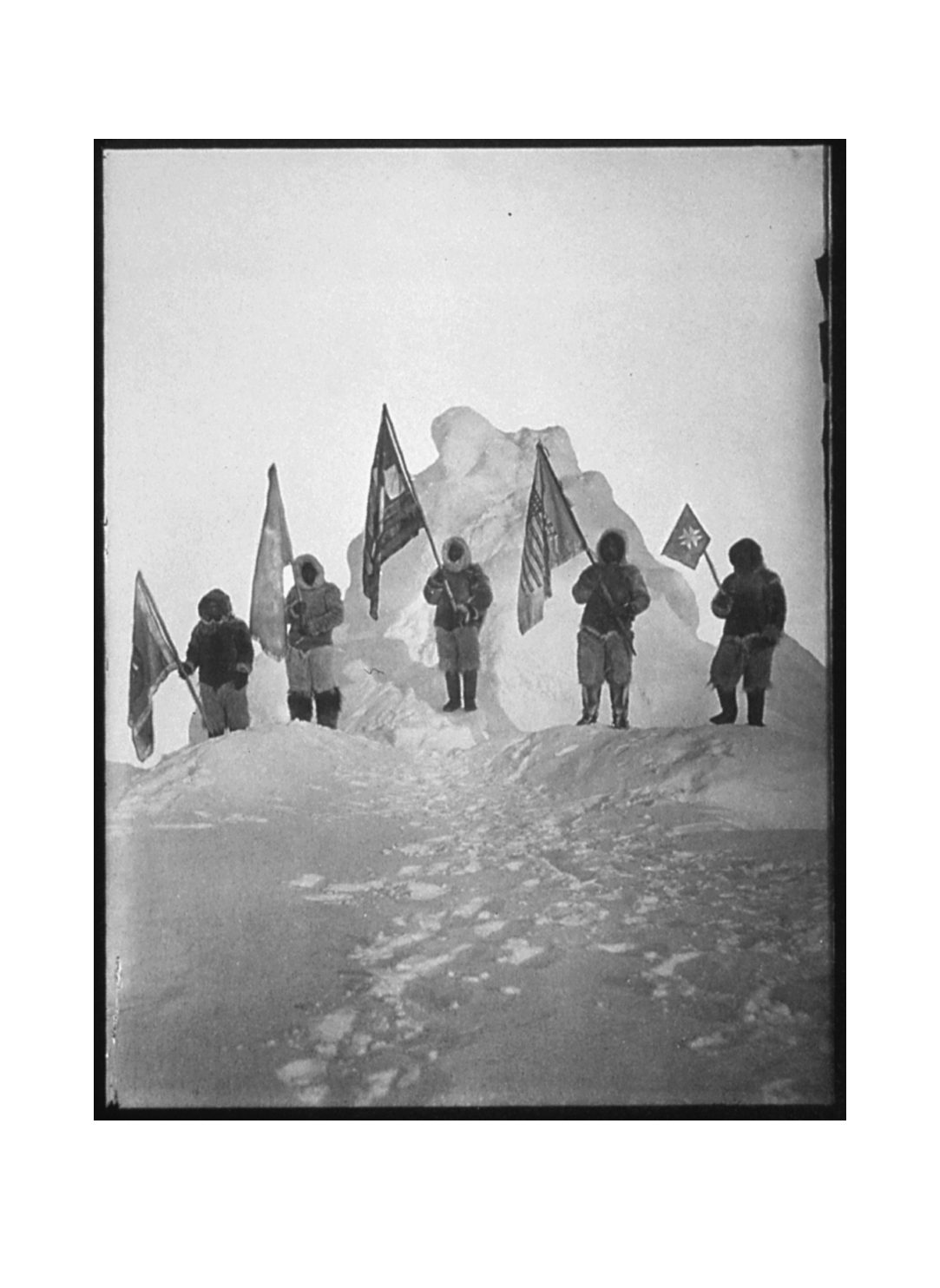 Peary's sledge party at the North Pole