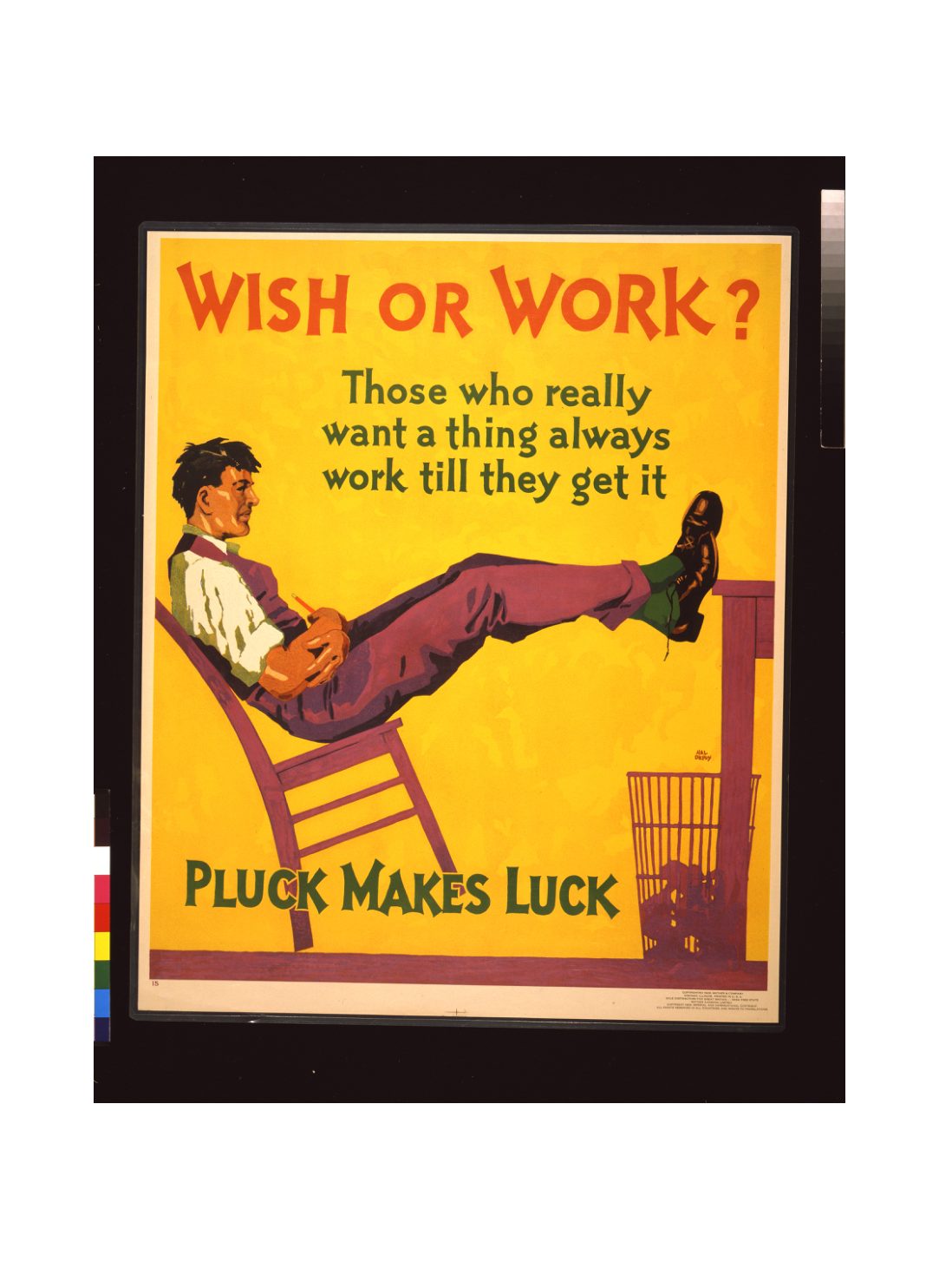 Wish or Work? Pluck Makes Luck