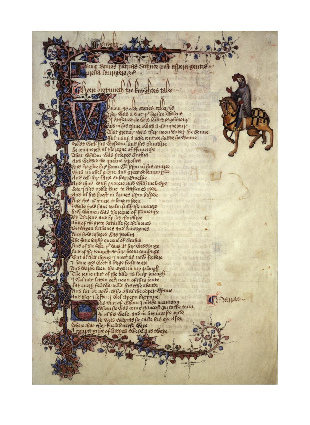 The Knight (Ellesmere Chaucer)